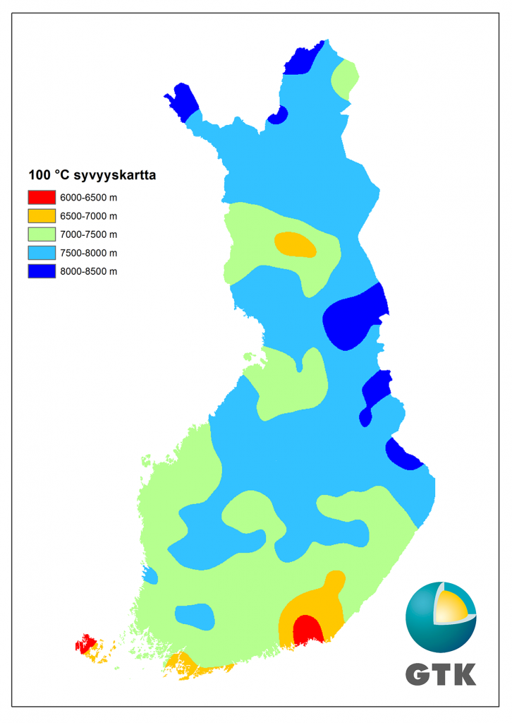 Syvällä Suomen kallioperässä on aiemmin määrittämätön valtava puhtaan  energian varasto – 